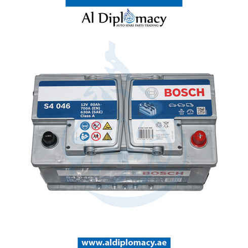 STARTER BATTERY S4 046 12V 80AH 700A 0092S40460 for Mercedes-Benz models