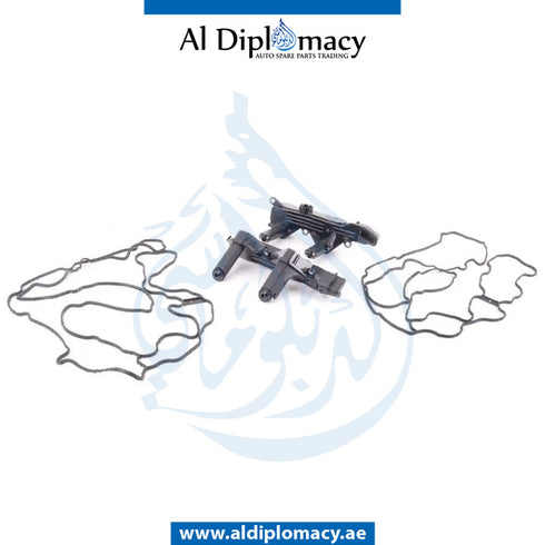 CYLINDER HEAD COVER OIL Separator, SET for BMW 5 SERIES 2008-2015 models, Part Number 11158636540