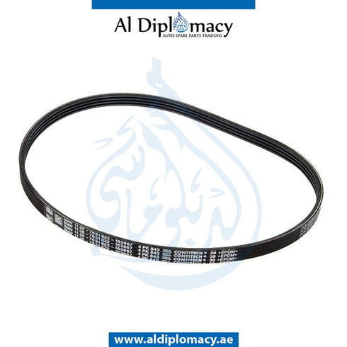 RIBBED V-belt 4PK843 for BMW 5 SERIES models, Part Number 11287631822