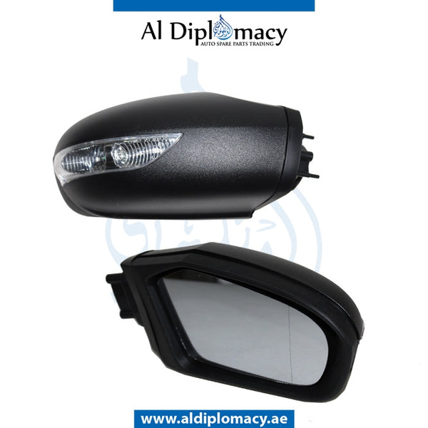 Right Mirror Complete, WITH Cover, AND LAMP for Mercedes-Benz A Class W169 (2004-2012) models, Part Number T-1698100476-C