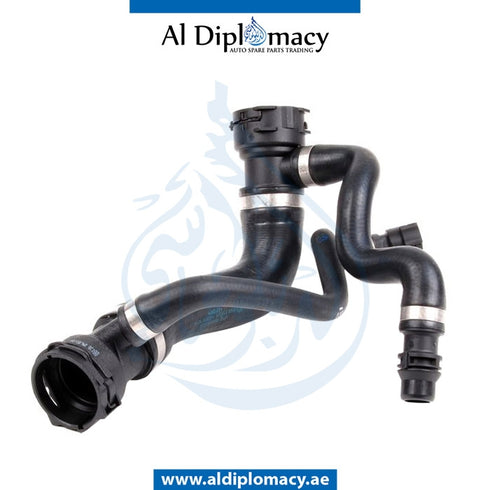 Hose, FROM ENGINE TO Radiator, TOP for BMW 5 SERIES 2004-2010 models, Part Number 17127546064
