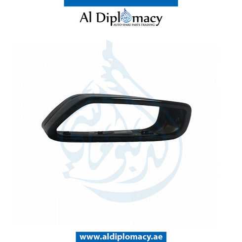 Left EXHAUST TAILPIPE Trim, BLACK CHROME for BMW 5 SERIES 2016-2020 models, Part Number 18308631960