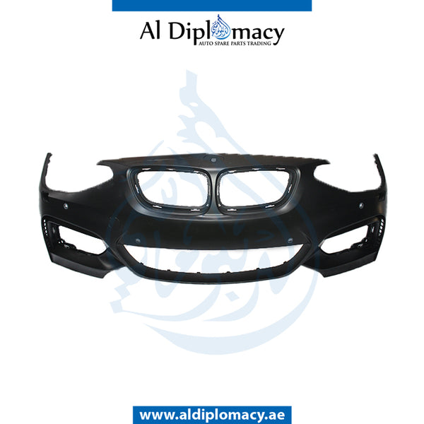 Front Bumper, WITH SENSOR Hole, AND WIPER Hole, WITH Grille, M235 LOOK for BMW 1 Series F20 (2011-2015) models, Part Number T-F20FB(M235 STYLE)+S+W