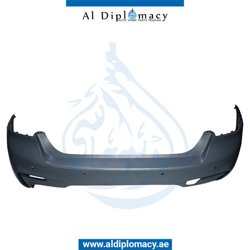 Rear Bumper, WITH SENSOR Hole, M5 Style, COMPLETE for BMW 5 Series G30 (2020-2023) models, Part Number T-G30 LCI RB+S(M5 STYLE)-CO-CN