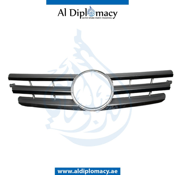 SHOW Grille, Silver, 3 LINES for Mercedes-Benz C Class W203 (2001-2007) models, Part Number T-203GRILL-SL(3LINE)