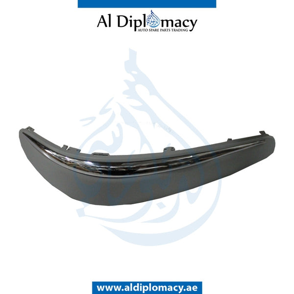Front Right BUMPER Molding, WITH CHROME for Mercedes-Benz E Class W211 (2002-2009) models, Part Number T-2118800612