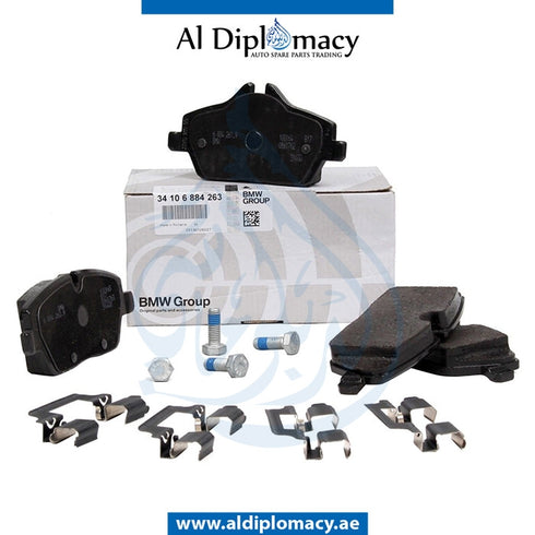 Front BRAKE PAD for Mini Mini 2015-2020 models, Part Number 34106884263