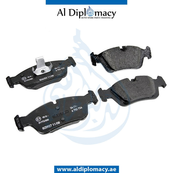 Front Brake Pad, BMW 3 Series E46 models by Original Bmw, Part Number 34116761244 / 34116761242 / 34116756128 / 34116752731 / 34111161445 / 34116761237