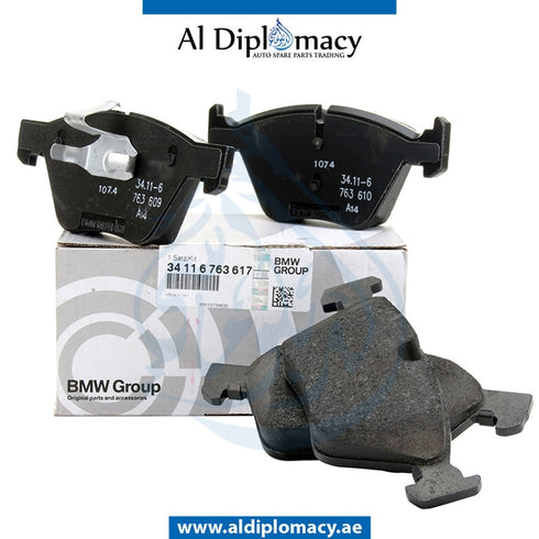 Front BRAKE PAD for BMW 5 SERIES models, Part Number 34116763617