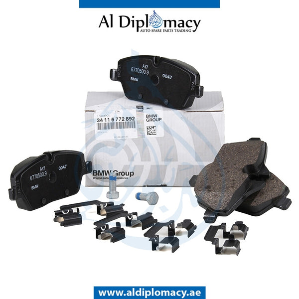 Front BRAKE PAD for Mini Mini 2006-2010 models, Part Number 34116772892