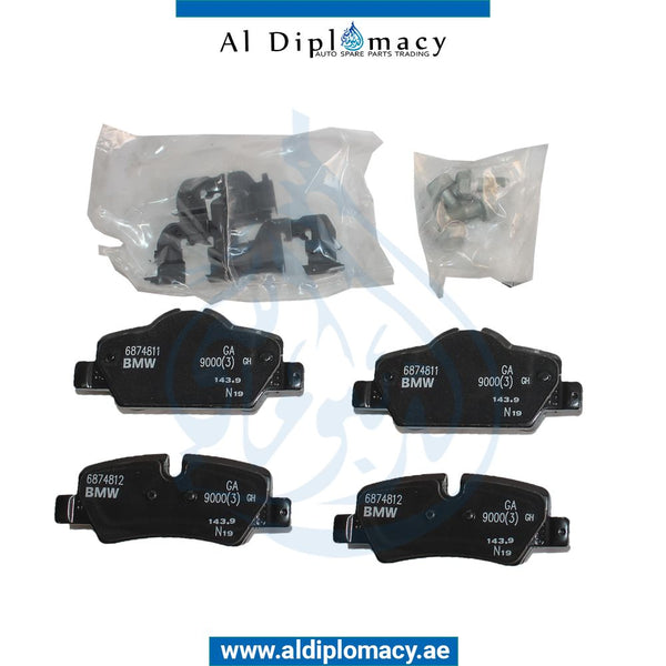 Rear BRAKE PAD for Mini Mini 2015-2020 models, Part Number 34206874810