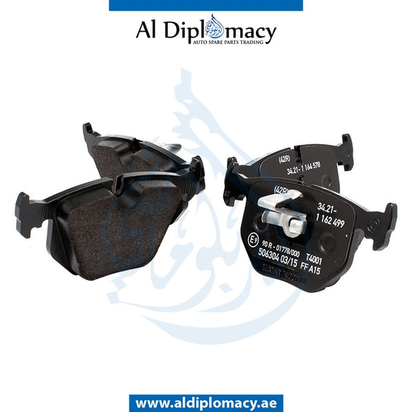 Rear Brake Pad, BMW 3 Series E46 models by Original Bmw, Part Number 34216761248 / 34211164582 / 34211163326