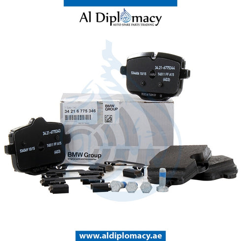 Rear BRAKE PAD for BMW 5 SERIES 2010-2016 models, Part Number 34216775346