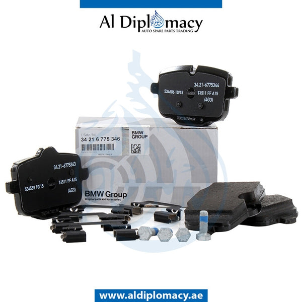 Rear BRAKE PAD for BMW 5 SERIES 2010-2016 models, Part Number 34216775346