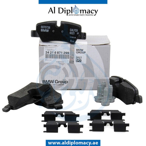 Rear BRAKE PAD for Mini Mini 2015-2020 models, Part Number 34216871299