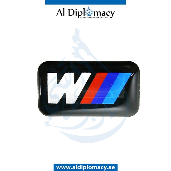 M SPORT WHEEL EMBLEM for BMW 1 SERIES 2012-2015 models, Part Number 36112228660