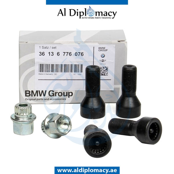 Wheel Lock, Set, BMW 1 Series F20 models by Original Bmw, Part Number 36136776076