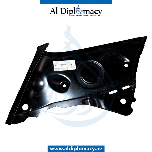 Left END Plate, SIDE MEMBER for BMW 7 SERIES 2008-2015 models, Part Number 41117204087