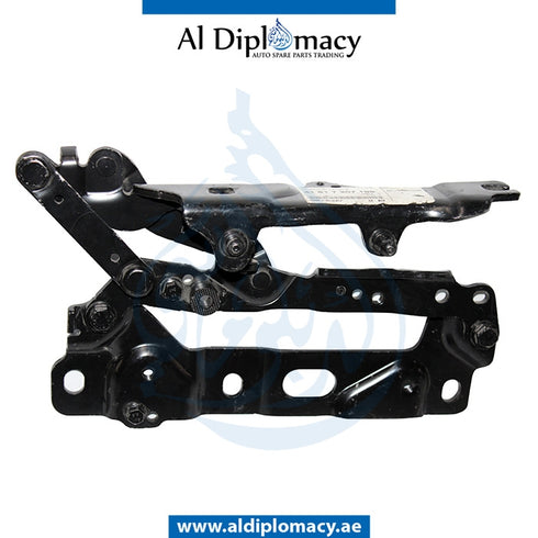 Left HOOD HINGE for BMW 5 SERIES 2010-2016 models, Part Number 41617207199