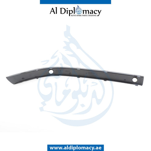 Front Left BUMPER Molding, WITH SENSOR HOLE for BMW 7 SERIES 2001-2008 models, Part Number 51117142191