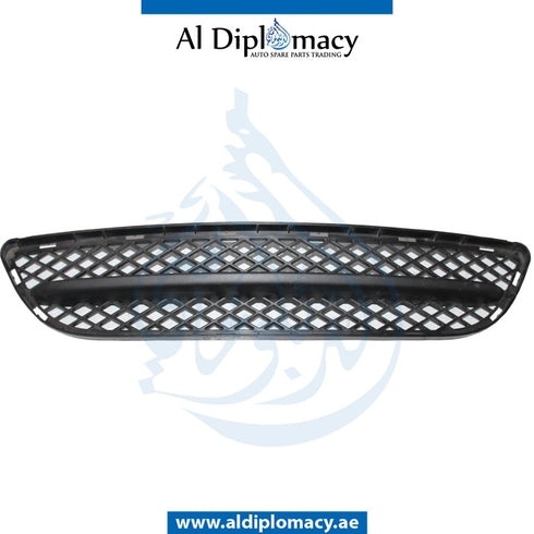 Front Lower BUMPER Grille, CENTER for BMW 3 SERIES 2005-2011 models, Part Number 51117154556