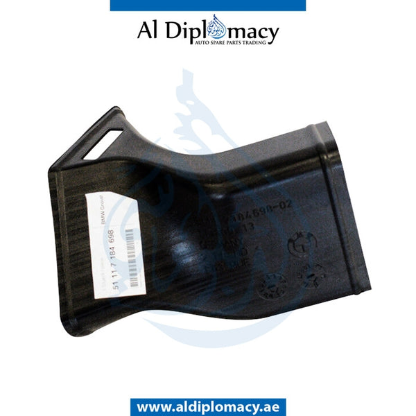 Right BRAKE AIR DUCT for BMW 6 SERIES 2003-2010 models, Part Number 51117184698