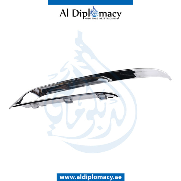 Front Left Lower BUMPER GRILLE MOLDING for BMW 5 SERIES 2009-2013 models, Part Number 51117331721