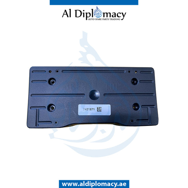 LICENSE PLATE HOLDER for BMW X5 SERIES 2018-2023 models, Part Number 51117421871