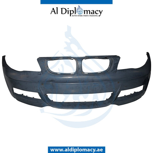 Front Bumper, WITH SENSOR HOLE for BMW 1 SERIES 2007-2013 models, Part Number 51117892589