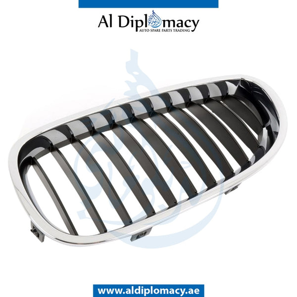 Left SHOW GRILLE for BMW 5 SERIES models, Part Number 51137027061