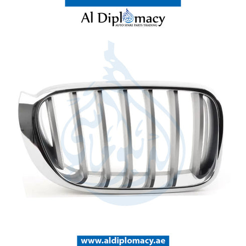 Right SHOW GRILLE for BMW X3 SERIES 2010-2017 models, Part Number 51137367422