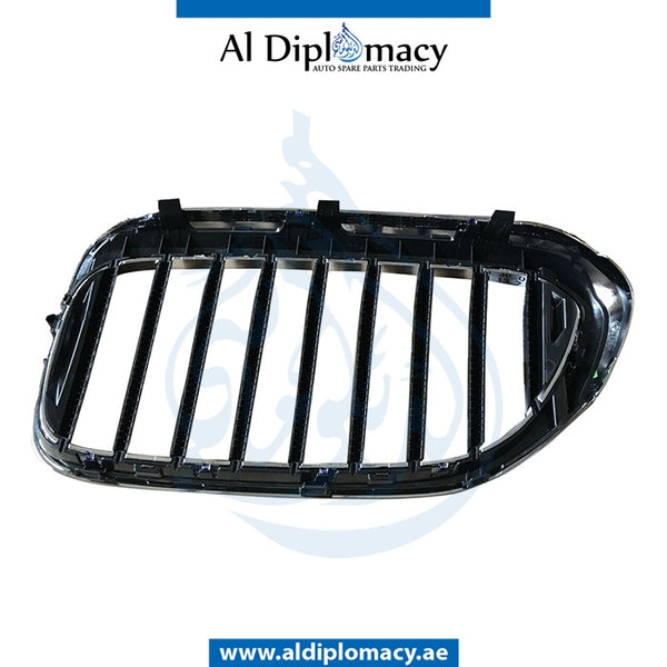 Left SHOW Grille, CHROME for BMW 5 SERIES 2016-2020 models, Part Number 51137390863