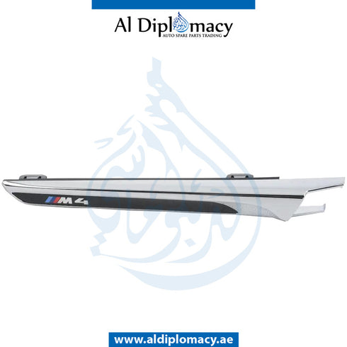 Front Right FENDER MOLDING for BMW 4 SERIES 2014-2017 models, Part Number 51138055334