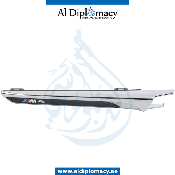 Front Right FENDER MOLDING for BMW 4 SERIES 2014-2017 models, Part Number 51138055334