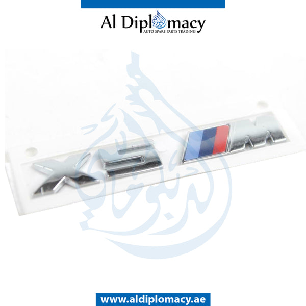 Left SHOW GRILLE Badge, X5 M for BMW X5 SERIES 2014-2018 models, Part Number 51138063149