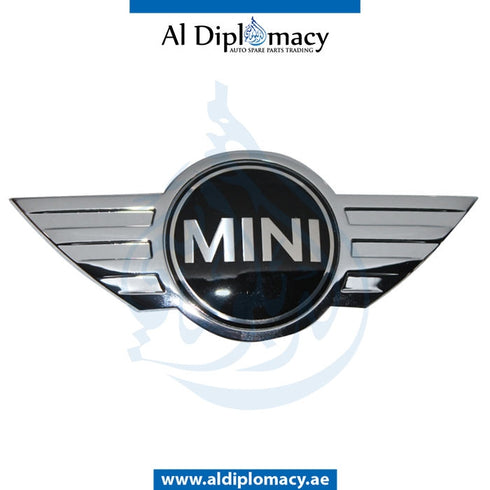MINI COOPER HOOD EMBLEM for Mini Mini 2006-2010 models, Part Number 51142754972