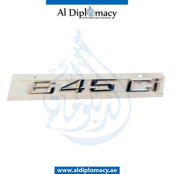645 CI LETTERING for BMW 6 SERIES 2003-2010 models, Part Number 51147064056