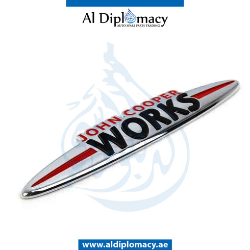 TRUNK LID JOHN COOPER LETTERING for Mini Mini 2014-2020 models