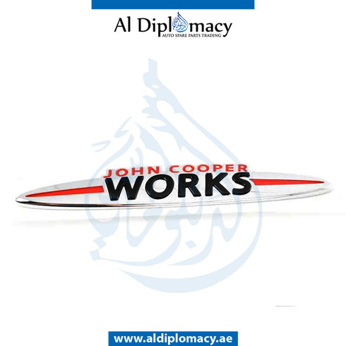 TRUNK LID JOHN COOPER LETTERING for Mini Mini 2014-2020 models, Part Number 51147207930