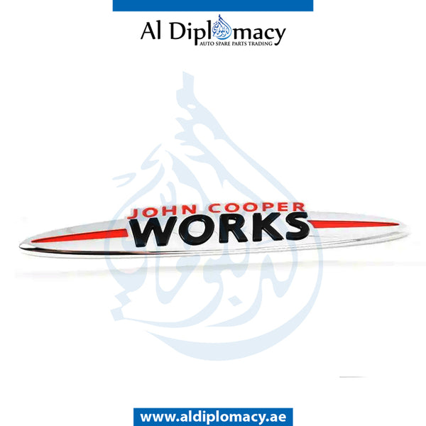 TRUNK LID JOHN COOPER LETTERING for Mini Mini 2014-2020 models, Part Number 51147207930