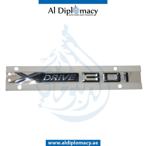 X DRIVE 30I LETTERING for BMW X3 SERIES 2010-2017 models, Part Number 51147220209