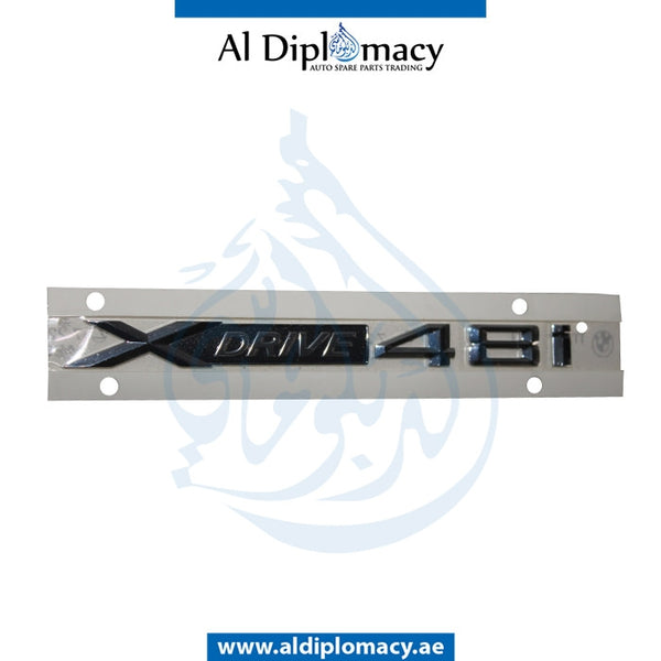 X DRIVE 48I LETTERING for BMW X5 SERIES 2006-2013 models, Part Number 51147220211