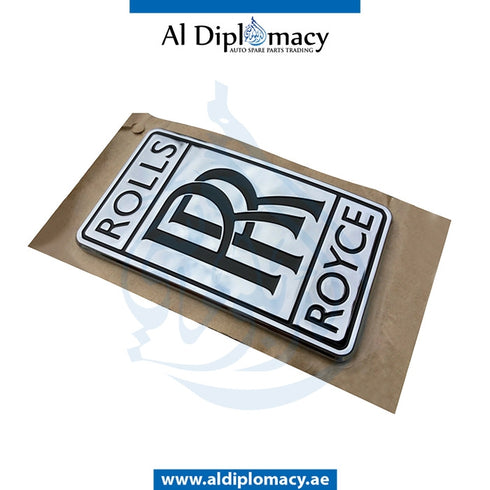 ROLLS ROYCE COMPANY SIGN for CULLINAN 2018-2024 models, Part Number 51147222598