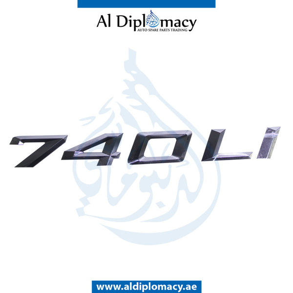 740LI LETTERING for BMW 7 SERIES 2019-2022 models, Part Number 51147376823