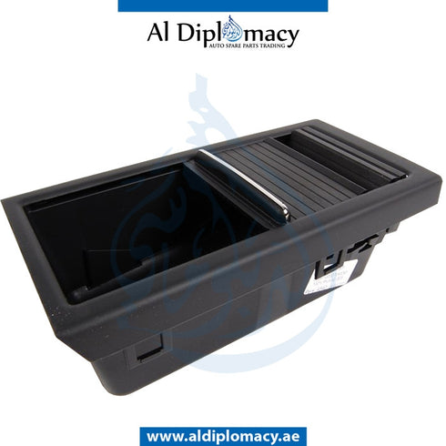 Front CENTRE CONSOLE ARMREST SHELF STORAGE COMPARTMENT for BMW 3 SERIES 1998-2005 models, Part Number 51167043093