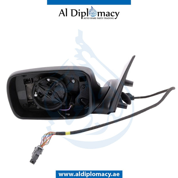 Left Mirror Frame, WITHOUT GLASS for BMW 7 SERIES 2001-2008 models, Part Number 51167190637