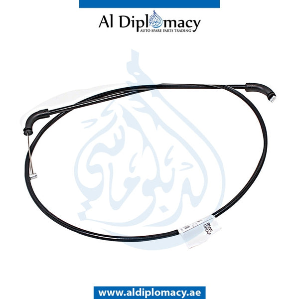 HOOD RELEASE Cable, CENTER for BMW 7 SERIES 2001-2008 models, Part Number 51237025376