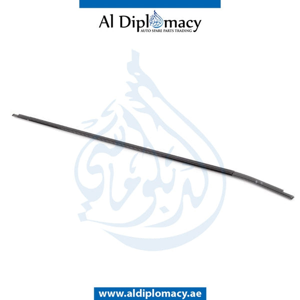 Front Left CHANNEL Cover, EXTERIOR DOOR for BMW X5 SERIES 2006-2013 models, Part Number 51337207841