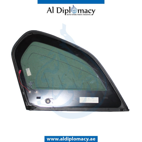 Rear Left WINDOW Glass, Black, WITH GASKET for BMW X5 SERIES 2006-2013 models