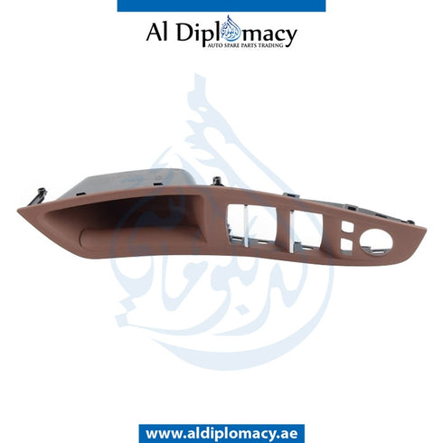 Front Left DOOR HANDLE TRIM for BMW 5 SERIES 2010-2016 models, Part Number 51417261933